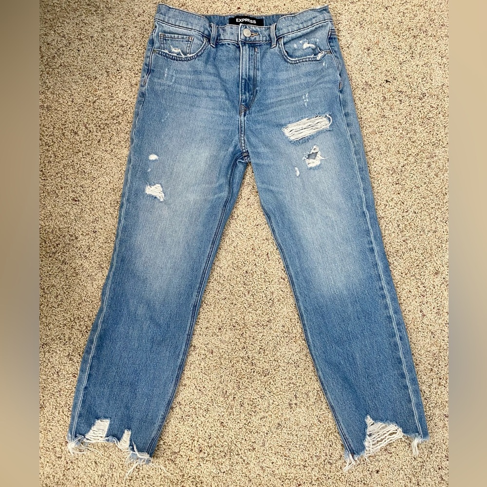 Express distressed jeans